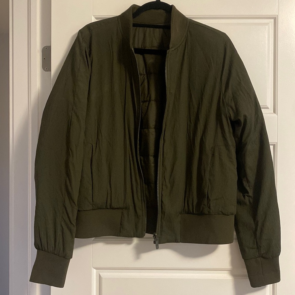 lululemon athletica Olive Bomber Jacket